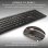 Teclado de tijera CHERRY DW 9100 SLIM Layout EN inalámbrico Bluetooth + ratón recargable extras