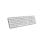 Teclado scissor switch Logitech MX Keys S Layout QWERTY retroiluminado aluminio blanco