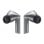 Auriculares Galaxy inalámbricos True Wireless Bluetooth Cancelación de Ruido micrófono Plata