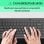 Teclado mecánico HP 150 Layout QWERTY tamaño completo USB negro