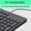 Teclado mecánico HP 150 Layout QWERTY tamaño completo USB negro