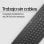 Teclado de membrana HP 230 Wireless Layout QWERTZ DE kabellos leise