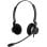 Auriculares Jabra alámbricos con micrófono retráctil y conectividad USB-C, color negro