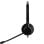 Auriculares Jabra alámbricos con micrófono retráctil y conectividad USB-C, color negro