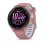 Garmin Forerunner 265S 42mm Bisel negro con carcasa en rosa y correa de silicona en rosa/gris
