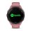 Garmin Forerunner 265S 42mm Bisel negro con carcasa en rosa y correa de silicona en rosa/gris