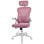 Bürostuhl Drift DRAIR35 Ergonomisch, Mesh Rückenlehne, Rosa, Höhenverstellbar, 120 kg, Nylon Basis