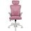 Bürostuhl Drift DRAIR35 Ergonomisch, Mesh Rückenlehne, Rosa, Höhenverstellbar, 120 kg, Nylon Basis