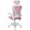 Silla gaming Drift DRAIR35 rosa respaldo de malla reposabrazos ajustables 120 kg