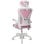 Bürostuhl Drift DRAIR35 Ergonomisch, Mesh Rückenlehne, Rosa, Höhenverstellbar, 120 kg, Nylon Basis
