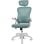 Silla gaming Drift DRAIR35 Turquesa respaldo de malla reposabrazos ajustables 120 kg