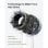 Mini Secador de Cabelo Laifen 299g Motor Sem Escova 110000rpm Iões Negativos Modo Criança