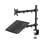 Support de bureau 1Life 1IFESPT132717LT pour écran 27″ et ordinateur portable 17,3″ VESA, bras articulé, gestion des câbles, noir