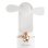 Orbegozo HF 2500 ventoinha manual Dourado, Branco Ventoinha portátil