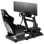 Suporte de monitor Nitro Concepts para simulação de corridas até 49" preto