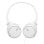 Auriculares JVC com cabo USB-C 1,2m branco, supra-auricular, dobrável