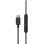 Auriculares JVC con cable USB-C, plegables, color negro, diseño supraaural