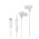 Auriculares JVC HA-FR29UC con conexión USB-C y alta definición blanca