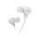 Auriculares JVC HA-FR29UC con conexión USB-C y alta definición blanca