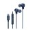 Auriculares JVC con cable USB-C y sonido de alta definición en color azul