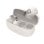 Auriculares JVC inalámbricos Bluetooth 5.3 abiertos con clip, micrófono y color blanco