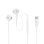 Auriculares JBL con cable USB-C Pure Bass, Hi-Res Audio, micrófono, blanco