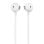 Auriculares JBL con cable USB-C Pure Bass, Hi-Res Audio, micrófono, blanco