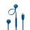 Auriculares JBL con cable USB-C Hi-Res Pure Bass Micrófono azul intrauditivos