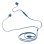 Auriculares JBL con cable USB-C Hi-Res Pure Bass Micrófono azul intrauditivos