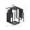 Wandrack Lanberg WF01-6618-10B 18U 60 kg Schwarz Wandrack Lanberg WF01-6618-10B 18U 60 kg Schwarz