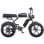 Bicicleta elétrica ENGWE M1 48V 250W Motor 20x4.0 Pneus Travões de disco hidráulicos