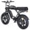 Bicicleta elétrica ENGWE M1 48V 250W Motor 20x4.0 Pneus Travões de disco hidráulicos