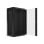 Bastidor de pared Lanberg WF01-6422-10B 22U 60kg Negro Autoinstalable IP20 Puerta de cristal