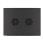 Bastidor de pared Lanberg WF01-6422-10B 22U 60kg Negro Autoinstalable IP20 Puerta de cristal