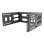 Estructura de rack Lanberg FB01-5404-10B Pared 4U Negro Acero 19" Profundidad Ajustable