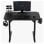 SENSE7 Nomad Basic Mesa Gaming Ergonomicos con Accesorios 100x50 Negra