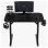 Mesa Gaming Sense7 100x50cm Acero y MDF Tapete 2mm Soporte Auriculares Portavasos