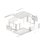 Bastidor de pared Lanberg WF01-6404-10S 4U 19'' 60kg IP20 Gris vidriado autocierre