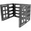 Estructura de rack Lanberg FB01-5408-10B 8U Pared 19" Ajustable Acero Negro 2,9kg