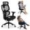 Silla Sense7 Nobu Ergonómica Reposabrazos 3D, Inclinación 140°, Malla Lumbar Ajustable