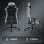 SENSE7 Spellcaster FUKU XL PU Silla Gaming Ergonómico Ajustable Soporte Lumbar Negra/Gris