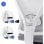 Silla de oficina Sense7 TONE Reposabrazos 4D Respaldo de Malla Ajustable Ergonomía 130kg
