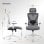 Silla de oficina Sense7 TONE Reposabrazos 4D Respaldo de Malla Ajustable Ergonomía 130kg