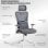 Silla de oficina Sense7 TONE Reposabrazos 4D Respaldo de Malla Ajustable Ergonomía 130kg