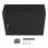Bastidor de pared Lanberg WAF1-5203-04-00B 4U 60kg IP20 Negro Rieles Montaje con cierre