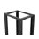 Rack abierto Lanberg OR01-6022-B 22U 19" 600kg acero autoinstalable negro 1000x600x1229mm