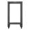 Rack Lanberg OR01-6818-B 18U Preto Capacidade 600 kg com Rodízios Rack