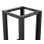 Rack Lanberg OR01-6818-B 18U Preto Capacidade 600 kg com Rodízios Rack