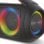 Tragbare kabellose Lautsprecher von Haeger, 40 W, Bluetooth, USB-C und MicroSD, Schwarz