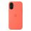 Custodia Apple MDGN4ZM/A in silicone MagSafe per iPhone 16, 6,1", arancione, in microfibra riciclata